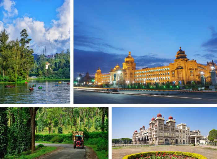 Bangalore Mysore coorg Ooty tour package Image