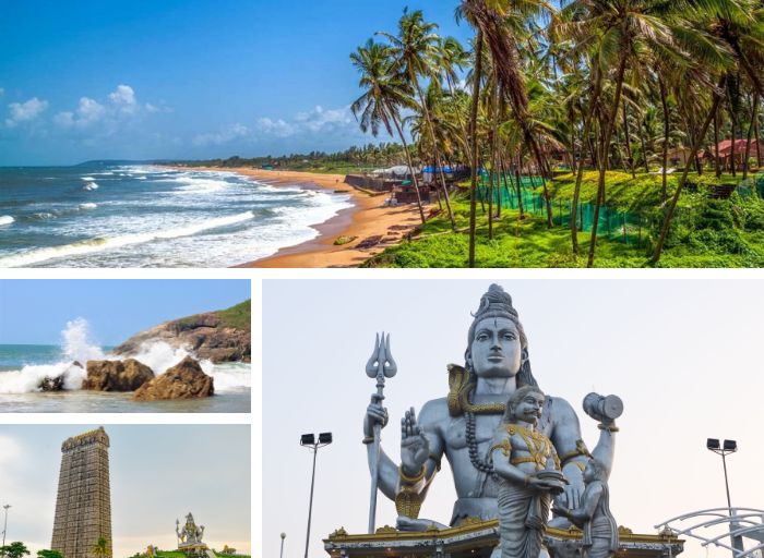 Mangalore udupi murudeshwara gokarna tour package Image